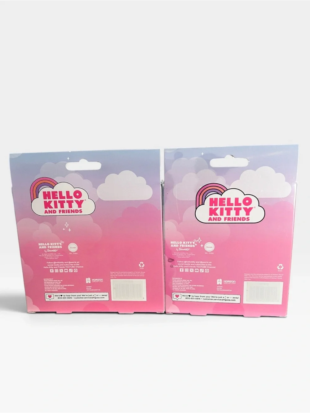Sanrio SlimyGloop Gelli Gels Hello Kitty Kuromi Cinnamoroll 2Pk NIB
